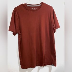 Men’s Eddie Bauer T-shirt Maroon Size Medium